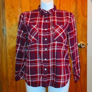 Levi's Boyfriend Fit Flannel Shirt